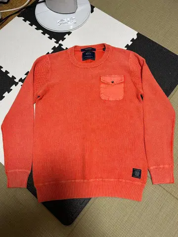 SCOTCH&SODA 오렌지 니트 스웨터