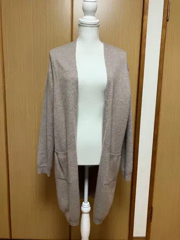 캐시미어 롱 가디건