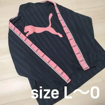 단종품 PUMA 푸마 저지 트랙 자켓 핑크 상의