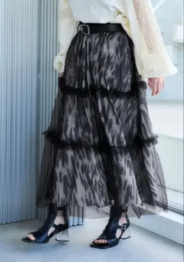 HARE 튤 레이어드 스커트