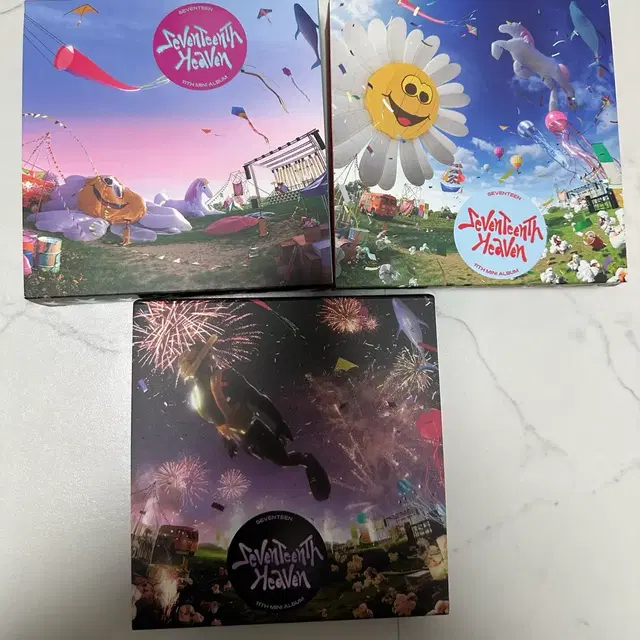 세븐틴 heaven 개봉앨범 세트