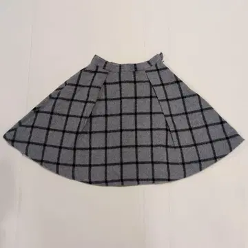 WILLSELECTION 체크 무늬 플레어 스커트 M