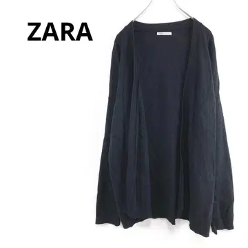 자라 [ XL ] 상의 가디건 겉옷 긴팔 무지 스트레치
