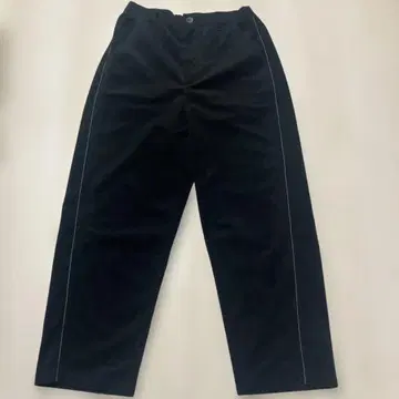 cachette 코듀로이 와이드 스트레이트 팬츠 블랙