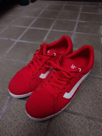 Vans 레드 스니커즈 28cm