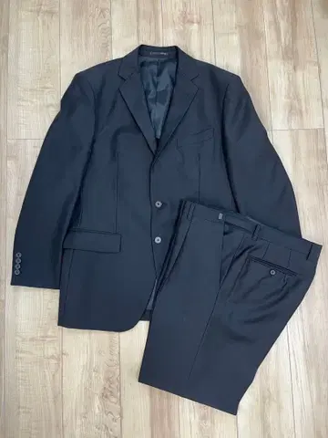 남성용 수트 상하의 블랙 자켓 팬츠