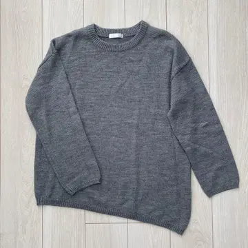 oksoon 그레이 긴팔 니트