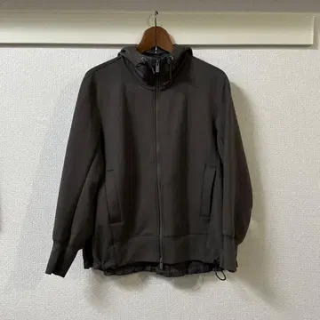 UNIQLO +J 드라이 맨투맨 풀 집업 후드티 (긴팔) 카키 XL