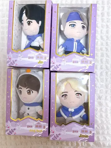 BTS 타이니탄 봉제 인형 홀리데이