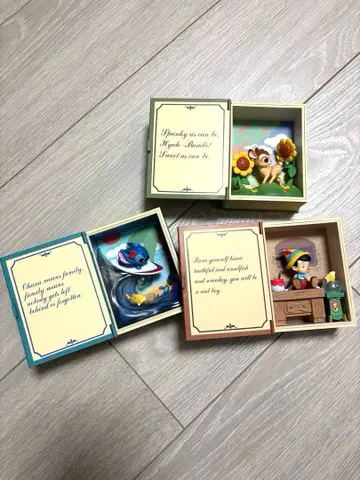 디즈니 피규어 세트 도서형 박스 POPMART