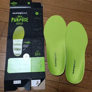 슈퍼피트 인솔 와이드핏 그린 사이즈 E 26~28cm