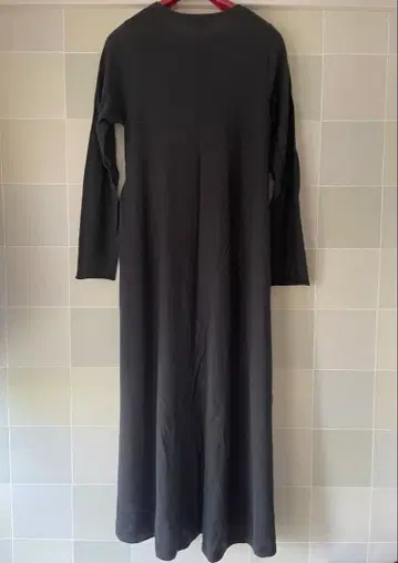 BEAUTY&YOUTH 그레이 긴팔 니트 원피스