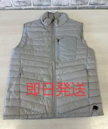 그레이 퀼팅 다운 베스트 XL