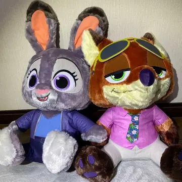 주토피아2 슈퍼 라지 봉제 인형 주디 닉 세트