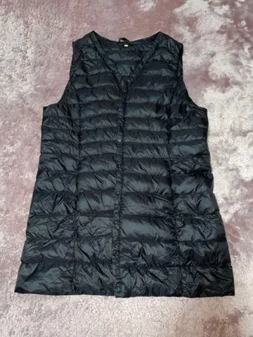 블랙 다운 베스트 수납 봉투 포함