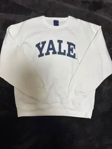 Yale University 화이트 맨투맨 L 사이즈