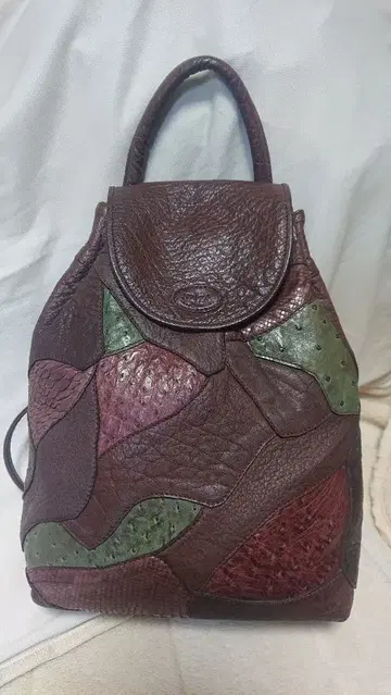 이비자 가죽 패치워크 백팩