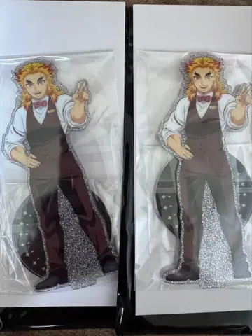 귀멸의 칼날 렌고쿠 쿄쥬로 모크텔 바 양면 아크릴 스탠드 2점 세트