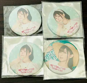 Aqours CLUB 2024 공식 랜덤 캔뱃지 스와 나나카 4점 세트