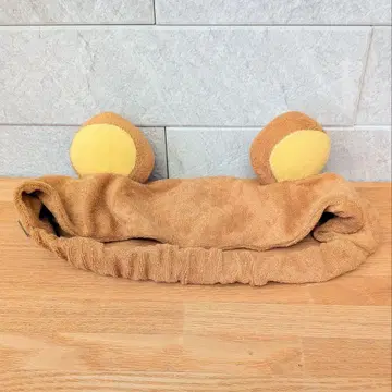 [정크제품] 레어 리락쿠마 헤어밴드 헤어 터번 레트로 레어 귀