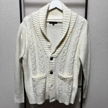 케이블 니트 가디건