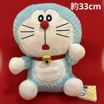 [택 포함] 도라에몽 L 봉제 인형 ~FluffyBoa~ 약 33cm