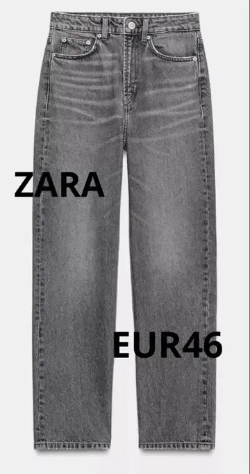 [ ZARA ] trf맘 핏 하이웨스트 청바지