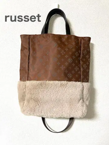 러셋 CANDLE 퍼 브라운 2way 백