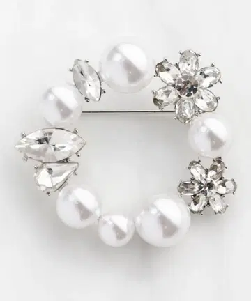 TOCCA BOUQUET BROOCH 브로치 실버