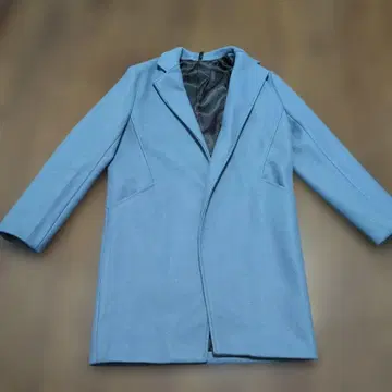 라이트 블루 체스터 코트 XXL 사이즈