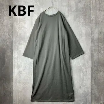 새상품급 KBF 빅 실루엣 원피스 올리브 카키 긴팔 봄/가을/겨울