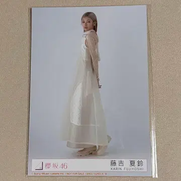 사쿠라자카46 브로마이드 addiction 봉입 후지오카 카린 히키