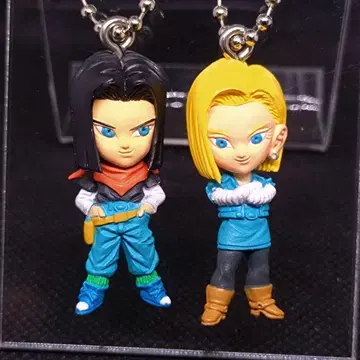 754 드래곤볼 UDM 키링 인조인간 17호 & 18호