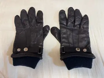 MACKINTOSH PHILOSOPHY 가죽 장갑 그로브 네이비