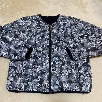 도쿄 디즈니랜드 한정판 웨스턴 웨어 리버서블 보아 자켓