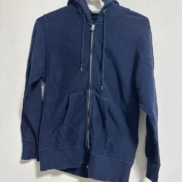 챔피언 네이비 풀 집업 후드티 리버스 위브