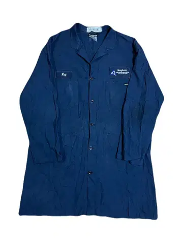 구제 의류 Workrite 워크샵 코트 2XL 네이비 빈티지 9