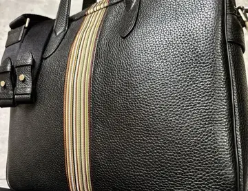 Paul Smith 비즈니스백 멀티 스트라이프 가죽