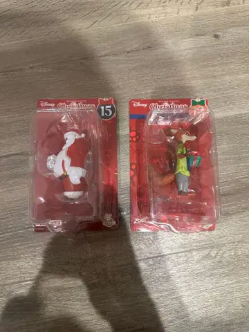 Disney 크리스마스 오너먼트 2025 산타 베이맥스와 닉