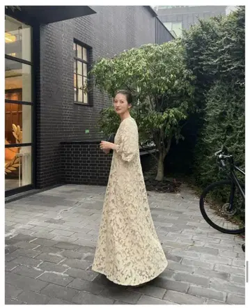 새상품 CLANE VINTAGE LACE PUFF ONE PIECE