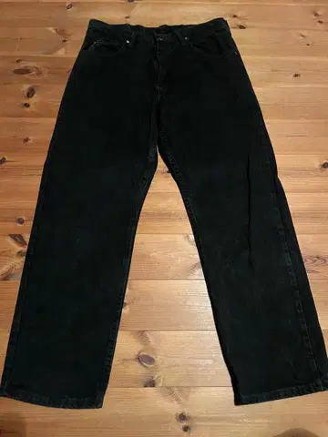 멕시코제 랭글러 골든 사이즈 데님 팬츠 구제 의류 블랙 wrangler
