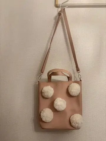 WILLSELECTION 퍼 포함 숄더백 핸드백