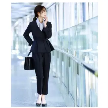 턱 & 페플럼 자켓 셋업 수트 [ CSU972 ] 팬츠만