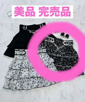 ROJITA 꽃무늬 티어드 치마바지 멀티