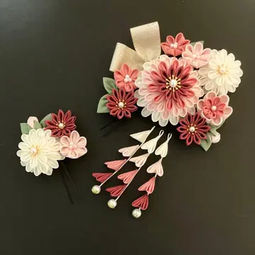 츠마미세이쿠 머리 장식 성인식 졸업식 T206