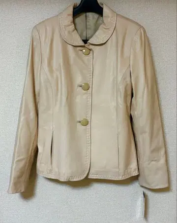 PARTINA 베이지 양가죽 자켓 L 사이즈