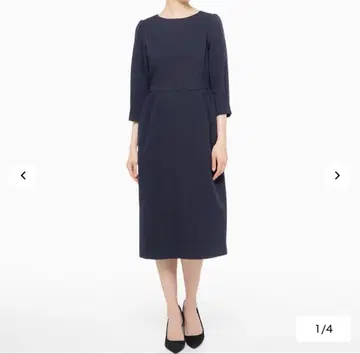 CELFORD 세미 코쿤 실루엣 원피스 그레이