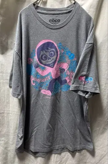 리멤버 미 coco 미겔 셔츠 그레이 디즈니 픽사