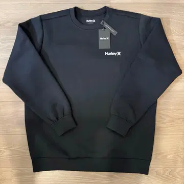 새상품 택 정가 14,300엔 Hurley 블랙 맨투맨 L사이즈