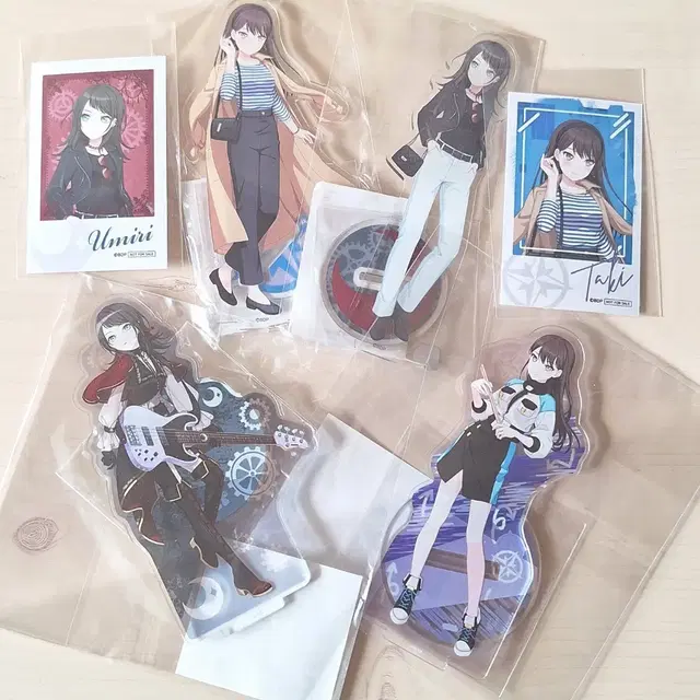 뱅드림 아베무지카 마이고 야하타 우미리 타키 아크릴 스탠드 10주년 굿즈
